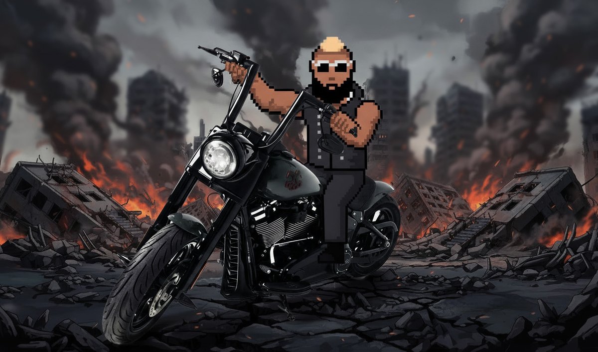 king_web3g's tweet photo. well , @Bad_Bikers_NFTs is becoming a project  that other NFTs have not built yet 

> building Death Race Web2 mobile game 
https://t.co/dff9h2ExGQ

> raffling a IRL Harley Davidson Bike to it's Los Primos minters and early supporters + other brand merchs for FREE! 
https://t.co/p4Scbgqeot
