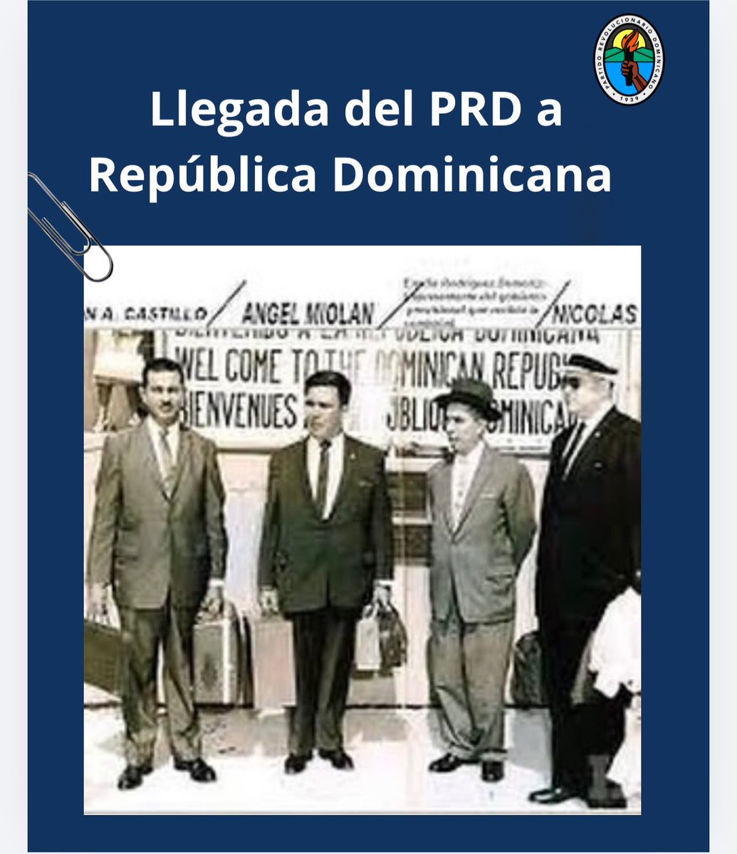 MiguelVargasM's tweet photo. El 5 de julio de 1961, hace 65 años el PRD llegó a la República Dominicana desde exilio para abrir las puertas de la democracia y la libertad. Hoy renovamos ese compromiso y frente a la improvisación e incapacidad del actual gobierno, proponemos a todas las fuerzas opositoras democráticas del pais que constituyamos una gran alianza para devolverle a la nación, la esperanza y el rumbo hacia el progreso, el desarrollo y bienestar de nuestra gente.