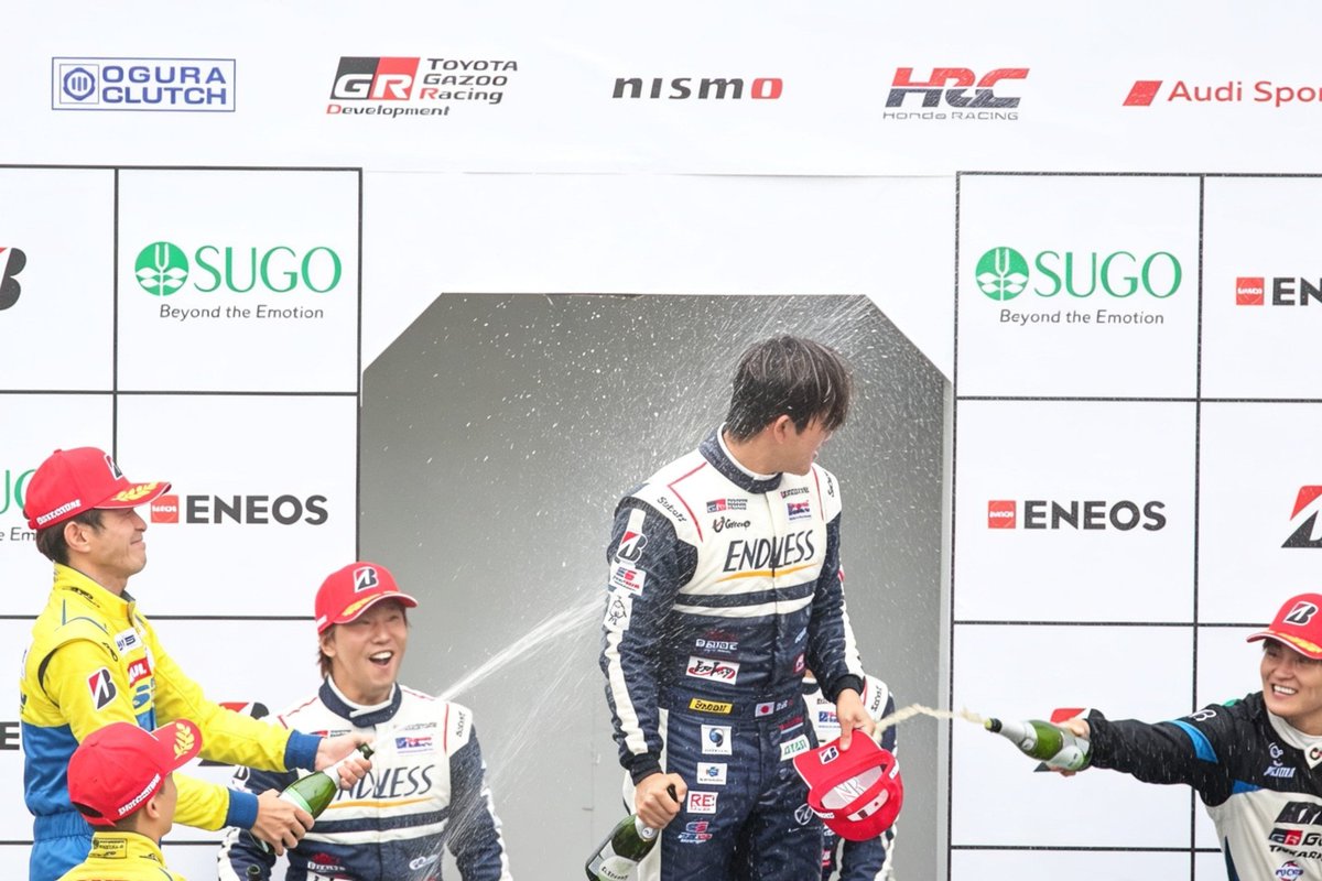 62ft's tweet photo. ENEOS スーパー耐久シリーズ2026
Empowered by BRIDGESTONE
第4戦 SUGOスーパー耐久4時間レース
本日の主役
ENDLESS SPORTS
伊東 黎明 選手
#スーパー耐久
#SUGO
#ENDLESSSPORTS
#伊東黎明 https://t.co/iMHyHKMSFo