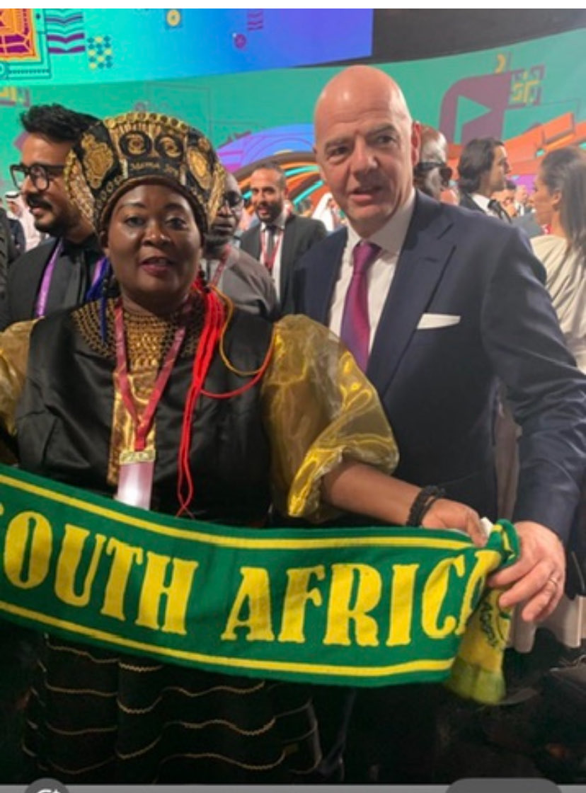 JoyChauke5's tweet photo. Mamajoy recognised by CAF and FIFA . https://t.co/2JXPjh9w7r