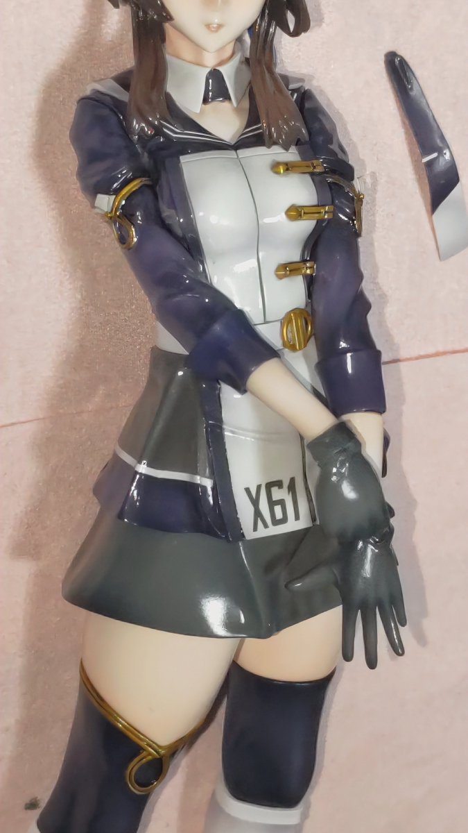 poti5sai's tweet photo. 前回販売時にデコマス塗ってた時とおぼしきモガちゃんの写真出てきた
　　　□ｃ(´・ω・｀)っ□
なんてじょうずなんだ！塗ってた時の記憶が1ｍｍもないぞ！
#wf2026s #艦これ https://t.co/YMrRocIsgQ