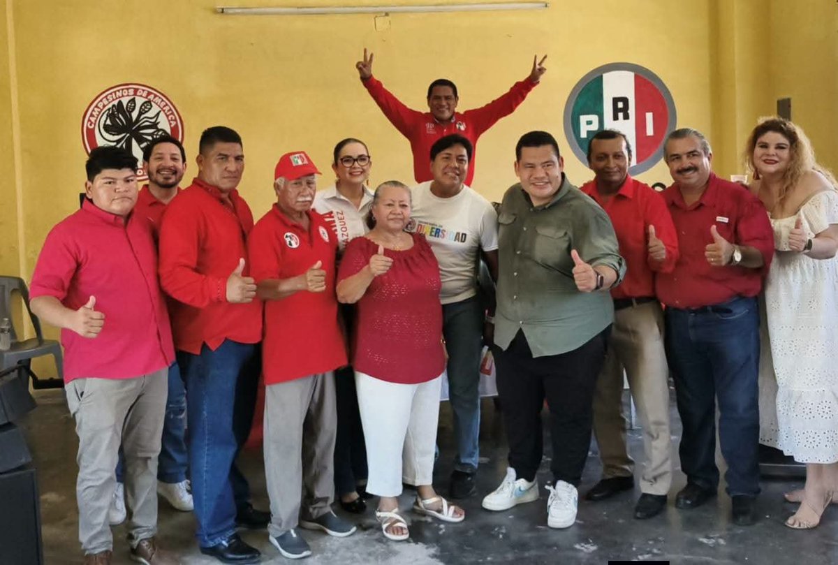 PRITabasco's tweet photo. Mirella Hernández Arias y Jesús Manuel Jiménez Javier rindieron protesta como presidenta y secretario general del PRI en Paraíso. 

🔴 Miguel Barrueta llamó a fortalecer la unidad y reorganizar al partido

https://t.co/XLmtECQ1MS https://t.co/n1cI42GmBQ