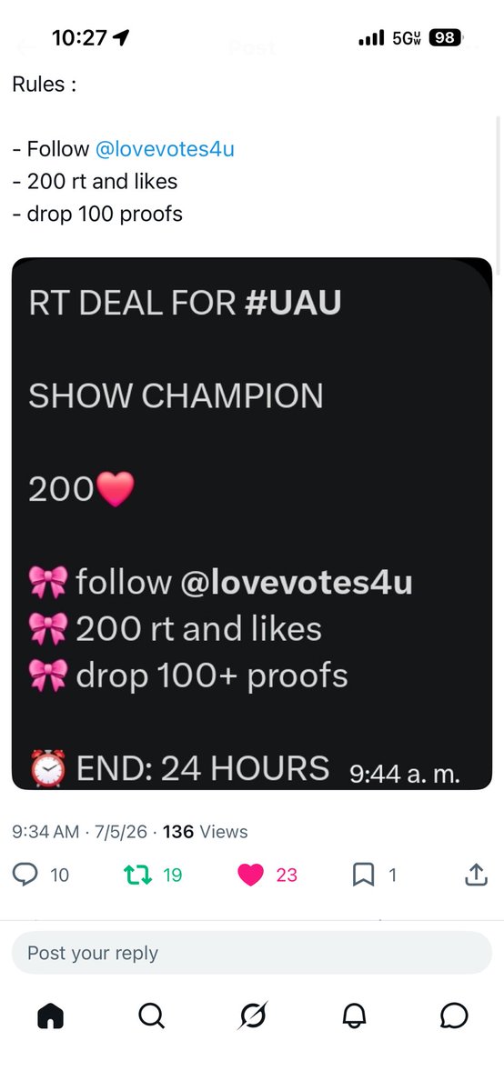 SpoonsBoyOhNo's tweet photo. @IDeukae2004 @lovevotes4u proofs for #UAU! https://t.co/MyopK1pYun