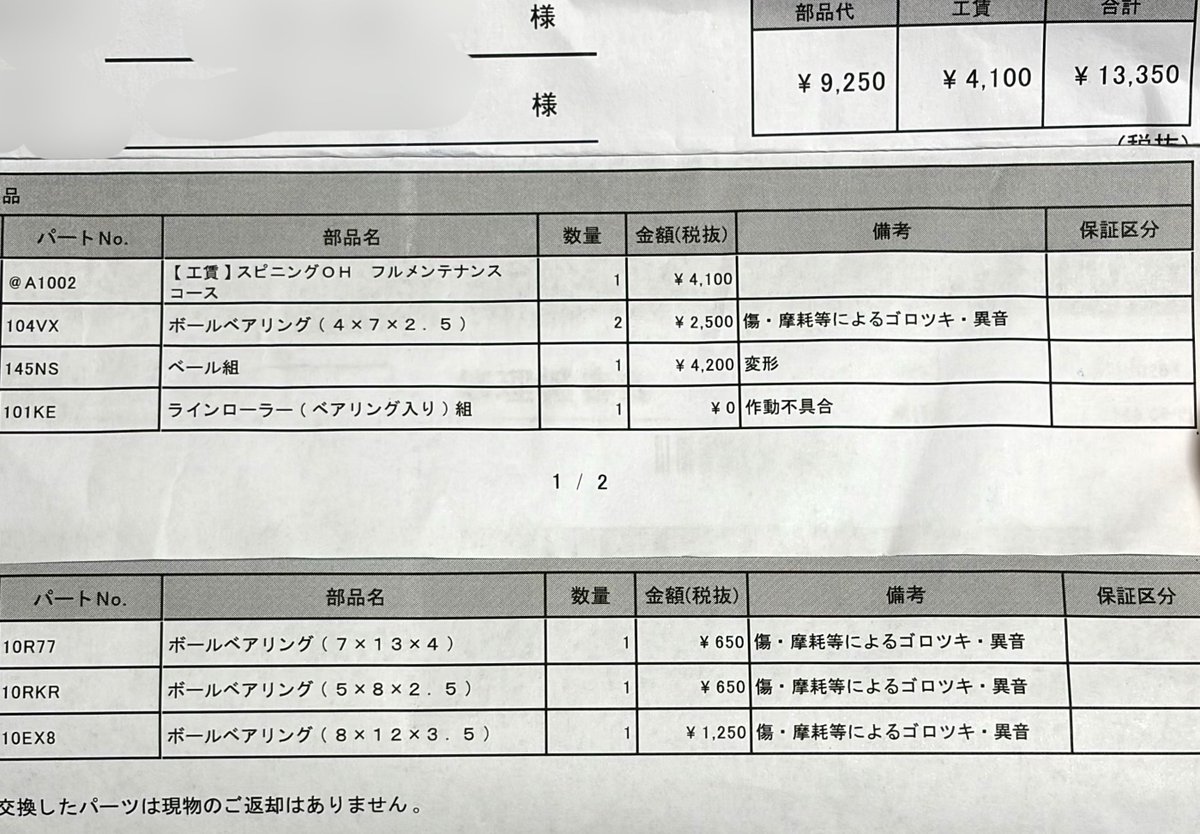 cbr600rr22's tweet photo. シマノより24ツインパ帰還🙂フルOH

新品同様とはいかずもヌルサラ〜

ベールは落として変形なので実質1万弱

ちょいザラつきあるかな🤔?

#デザインは22ステラより好み
#ドラグ音とハンドルはステラ
#シマノオーバーホール https://t.co/9DZKEARGo9
