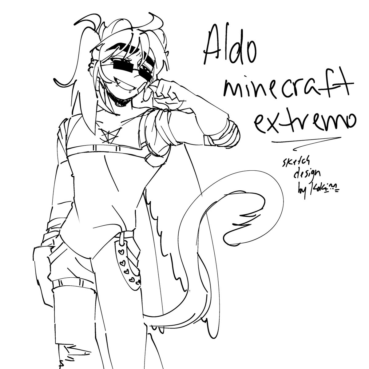 realtrashkid's tweet photo. Tengan messy sketch del papu con su diseño del me bien tardisimo JSJSJSJJSJSJS
#minecraftextr3mo #aldogeofanart https://t.co/1UTRYNO0mk
