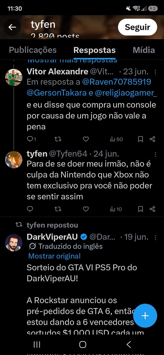 Rodrigoraggi1's tweet photo. @Tyfen64 @neylamine @neymarjr Bixona que briga por causa de console https://t.co/5ziw5RKptB