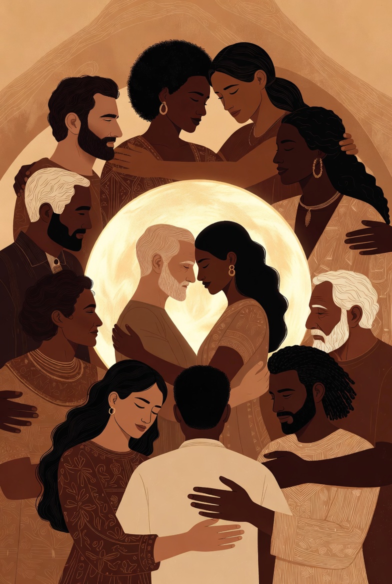 LunaGitana0333's tweet photo. El abrazo: 
 Un lenguaje universal con muchos acentos.

El abrazo es una de las formas más antiguas y poderosas de comunicación no verbal. 
 Aunque parece un gesto simple, su significado cambia según la cultura, el contexto y la intención.

En la cultura occidental, Europa y América, el abrazo suele simbolizar afecto, consuelo y cercanía emocional.  
 Un abrazo fuerte y prolongado transmite apoyo, “te contengo”, mientras que uno corto y ligero puede ser solo un saludo cariñoso. 

En momentos de duelo o alegría, es casi una necesidad emocional.
 En Latinoamérica, el abrazo es especialmente cálido y expresivo. 
 Se usa para saludar, despedirse y demostrar cariño. 

En países como México, Argentina, Uruguay o Colombia, dar un abrazo es casi sagrado: 
 Significa hospitalidad, solidaridad y amor familiar o de amistad. 

Es común que los abrazos duren más y sean más efusivos.
 En muchas culturas asiáticas, Japón, Corea, China, el abrazo no es tan habitual en público. 
 Se prefiere el respeto a través de la reverencia. 

Sin embargo, en contextos privados o entre amigos cercanos, el abrazo adquiere un valor aún más profundo: 
 Es una muestra de confianza y vulnerabilidad, porque romper el espacio personal tiene gran significado.

En culturas africanas y del Medio Oriente, el abrazo puede ser parte de rituales de bienvenida y fraternidad.  
 En algunos pueblos indígenas de América, el abrazo simboliza la unión con la comunidad y con la naturaleza.

En el lenguaje del cuerpo universal, el abrazo representa:
 Contención:
 “No estás solo/a"

Aceptación:
 “Te recibo tal como eres”

Sanación:
 Libera oxitocina, a hormona del vínculo y la calma.

Por eso un abrazo en el momento justo puede trascender palabras y culturas: 
 Es un recordatorio físico de que existimos en relación con otros