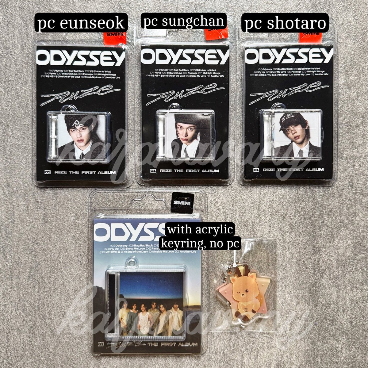 karanavany's tweet photo. [WTS] RIIZE merch; sealed except sminis

.ᐟ sunglass ver. summer tan doll eunseok songyongdoli, little riize t-shirt (sungchan, wonbin) set
.ᐟ sungchan fame necklace
.ᐟ urakbam carabiner
.ᐟ odyssey mega smini
.ᐟ odyssey smini wb, sohee, shotaro

ready ina
📍dom jkt
✖️adm https://t.co/yENUykN8Gp