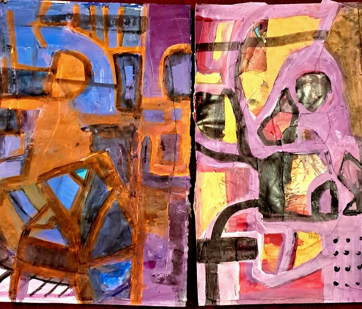 SusmitaUkil's tweet photo. Finally finished a series of 7 mini paintings on old book pages. 
#collage #artistonX https://t.co/QYhuaHAKYd