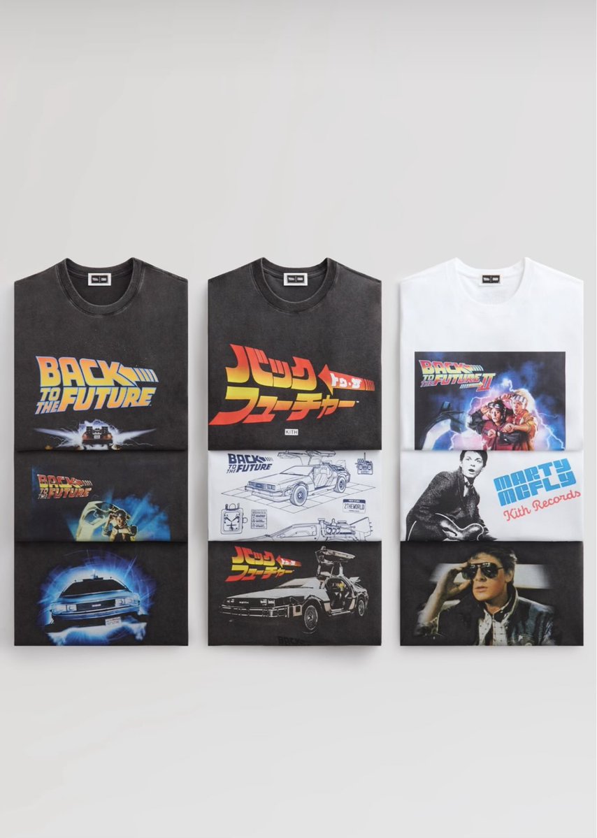 ChefDoomy's tweet photo. This week’s Kith Monday Program is the Back to the Future collection, which consists of apparel and accessories.

Releasing Monday July 6th at 11 AM EST.

📸: @KITH https://t.co/w1wrml3d0W