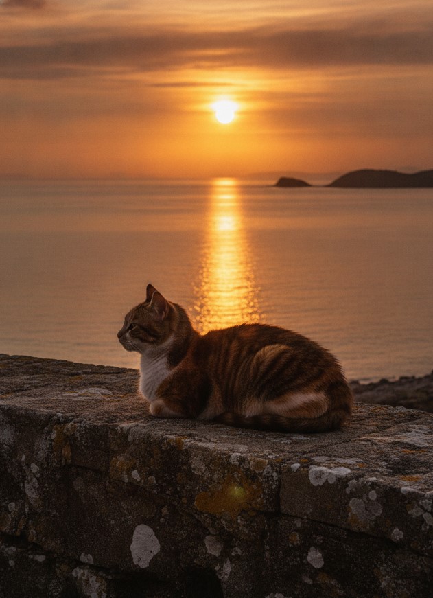maya1c_art's tweet photo. The sun sets the same for everyone.
She's just the only one who never misses itπ
π± #SunsetCat #GoldenHour #OceanSunset https://t.co/0rJul1OmEb