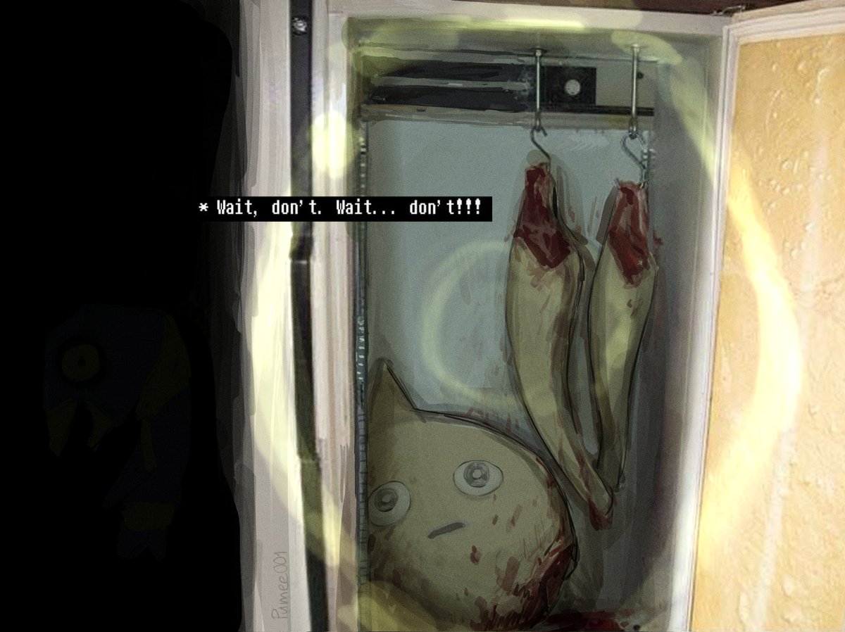 Pumee001's tweet photo. They knew too much... #deltarune
tw/gore https://t.co/fSzIMWcVNq