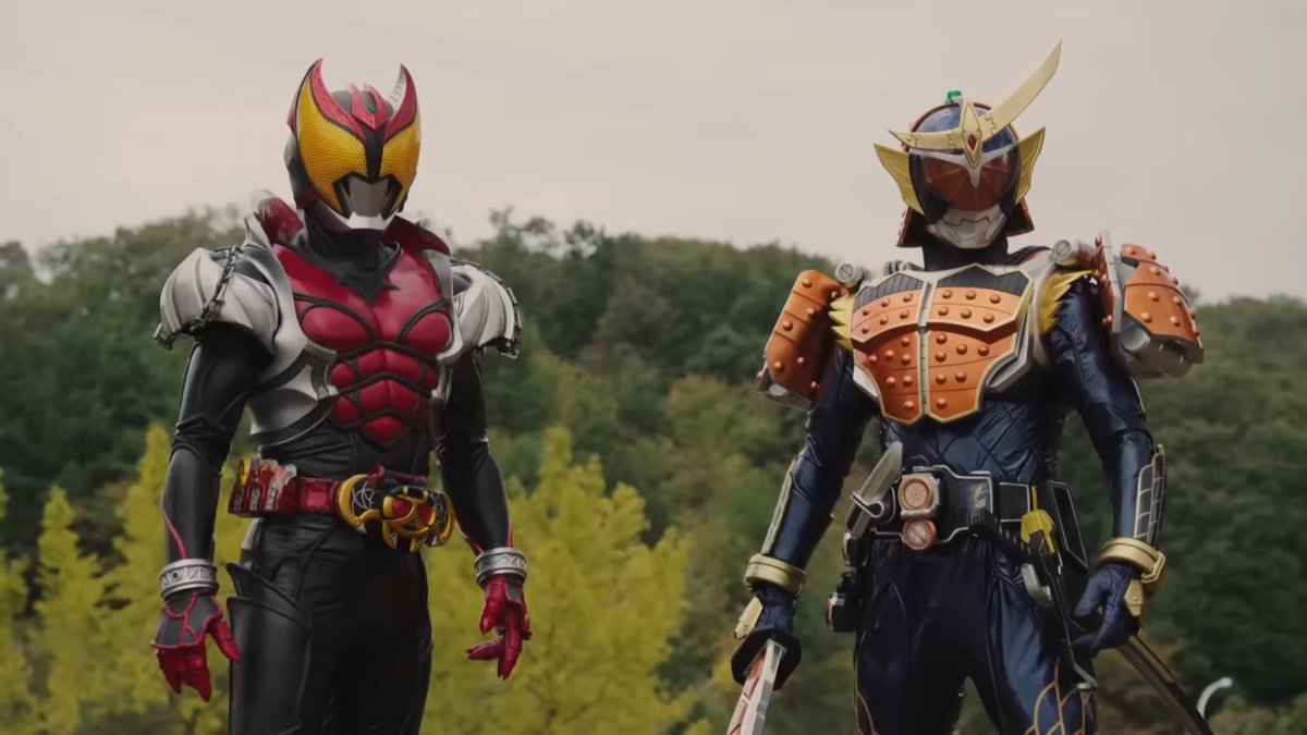 CvlVVQK7bg44701's tweet photo. 個人的に一番好きな平成ジェネレーションズForeverのシーン。
鎧武とキバってモチーフ全然違うのに他のライダーと立ったても違和感ないの凄くない？(他のライダーにも言えるけど)
#平成ジェネレーションズ https://t.co/V2Sruqf2fN
