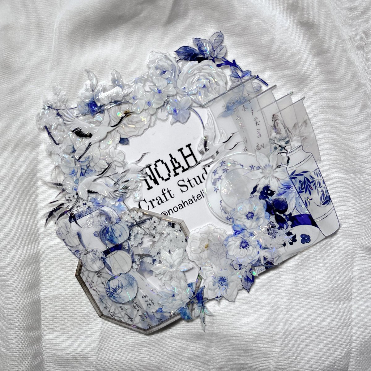 noahatelier's tweet photo. ( พร้อมส่ง ) sticker framecard
                 、🕊️🪽💙

price — 320 baht
📦 shipping fee 50 baht ⭑.ᐟ

cf : mention or dm !

#ตลาดนัดเฟรมการ์ด #เฟรมการ์ดสติ๊กเกอร์ #เฟรมการ์ดพร้อมส่ง https://t.co/nyaoOOKx0B
