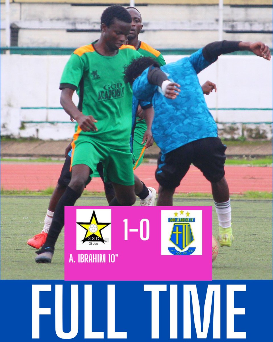 tpd_league's tweet photo. Anas Ibrahim's lone goal helped 3SC beat God Academy
#Centerkick #tpdyl26 #jos #plateaustate #tpdyouthleague https://t.co/FsSc02RSmI