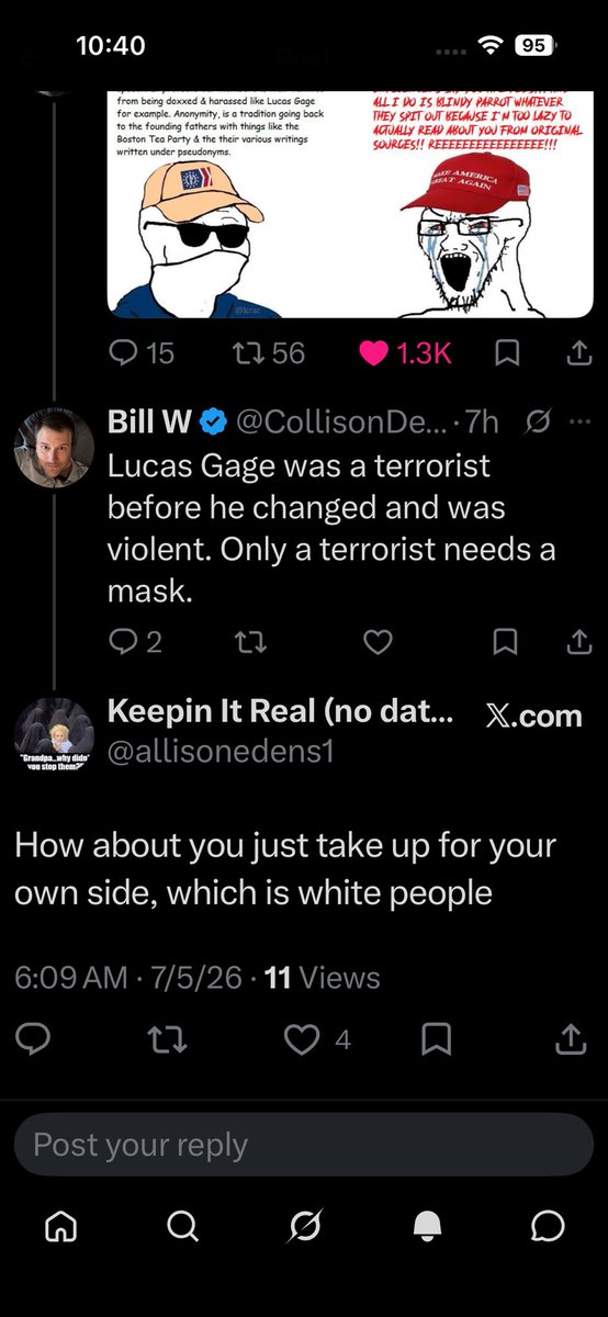 allisonedens1's tweet photo. @MammaMema65 @ksorbs It would be incredible if us ladies could be more gracious and meek instead of just wanting to cut somebody down. I was responding to this guy…… https://t.co/hXMz1eP8Bt