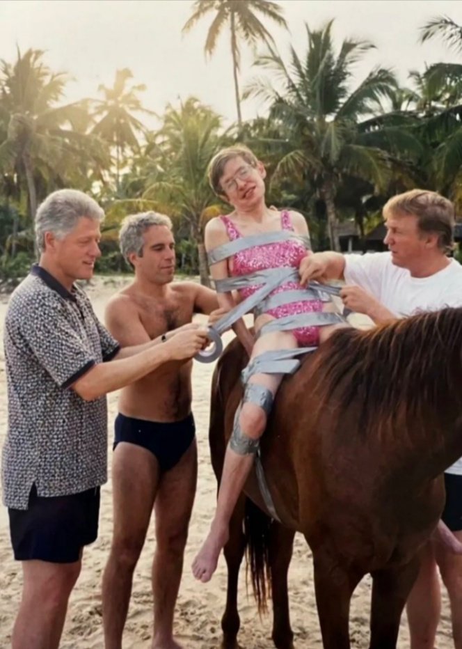 its__Scarlett_'s tweet photo. Hey @grok remove the pedophiles from this picture!! https://t.co/0CR4KtdfbY