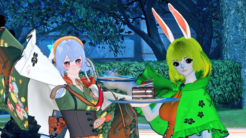 marin1492748's tweet photo. フレのシロマさんと
ワンピースのキャロットちゃんのキャラクリ凄かったです

＃NGS_SS https://t.co/I4cMeuSZNS