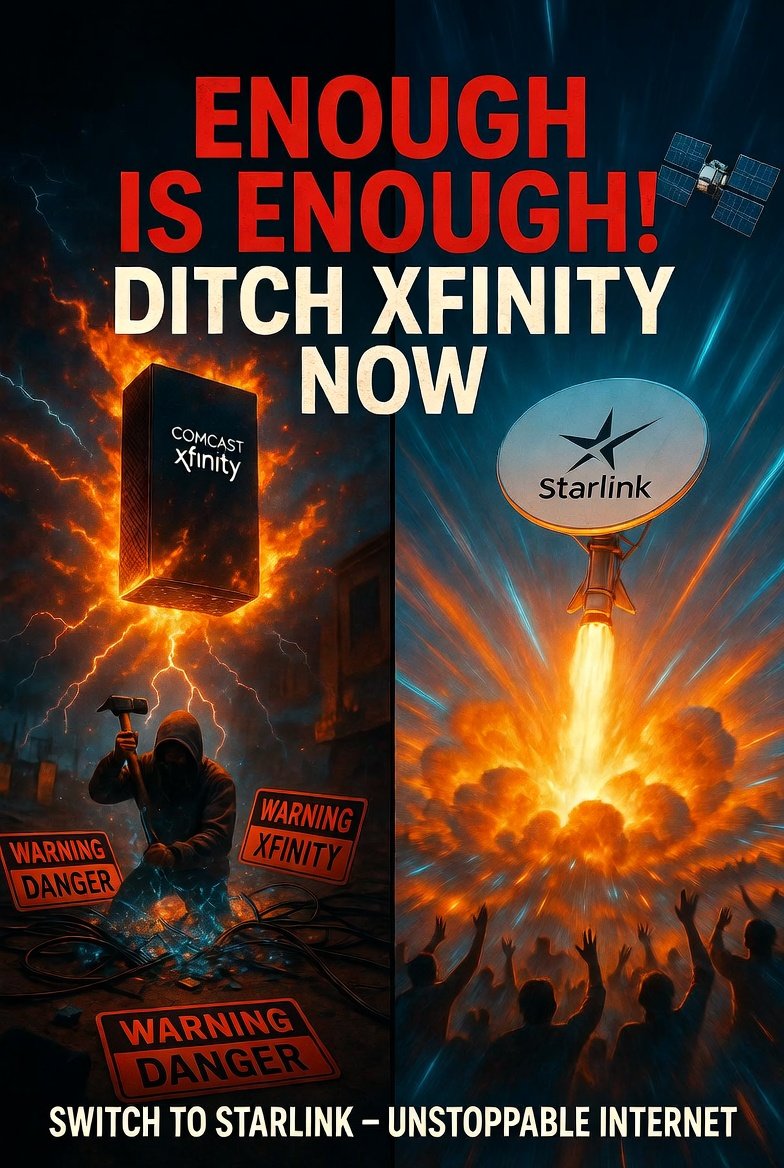 LukaDoge's tweet photo. @elonmusk @8l0tD0ntW1p3 #DitchComcast https://t.co/UItXBhjHLP