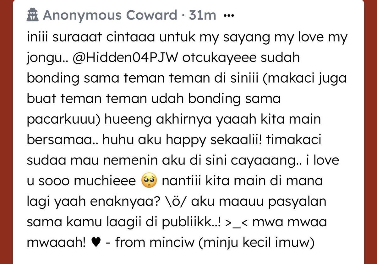 DEALERChrysant's tweet photo. @Hidden08Juhoons abang ada salam lagi makasih udah imut

@Hidden06Carmen @Hidden01Winter @Hidden02RUKA @Hidden08ME2 @Hidden06Ryul @Hidden09Keonho dan yup tolong disimak

@Hidden04PJW cie abang ada salam balik dari pacarnya hihiw

@Hidden09TJ ajak gw please keliling ca https://t.co/4sQv1AgjVl