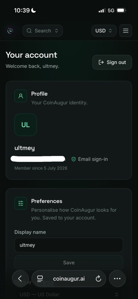 ultm6y's tweet photo. @CoinAugur congratulations fam @CoinAugur! more followers to come! 🪄

following with notifications on and i created an account on https://t.co/GgbrKk5aV6  already <3 

thank you for doing this 💛

@saintxiya https://t.co/ew79EnaR1Y
