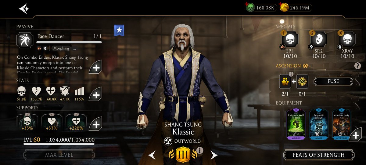 koldscorpion's tweet photo. Shang Tsung's Enigmatic Well of Souls is quite powerful on an active opponent especially if they are unable to tag out; constant snares haha! ๐๐ฅ
#MKMobile #KlashTower https://t.co/uhJt6Xkoww