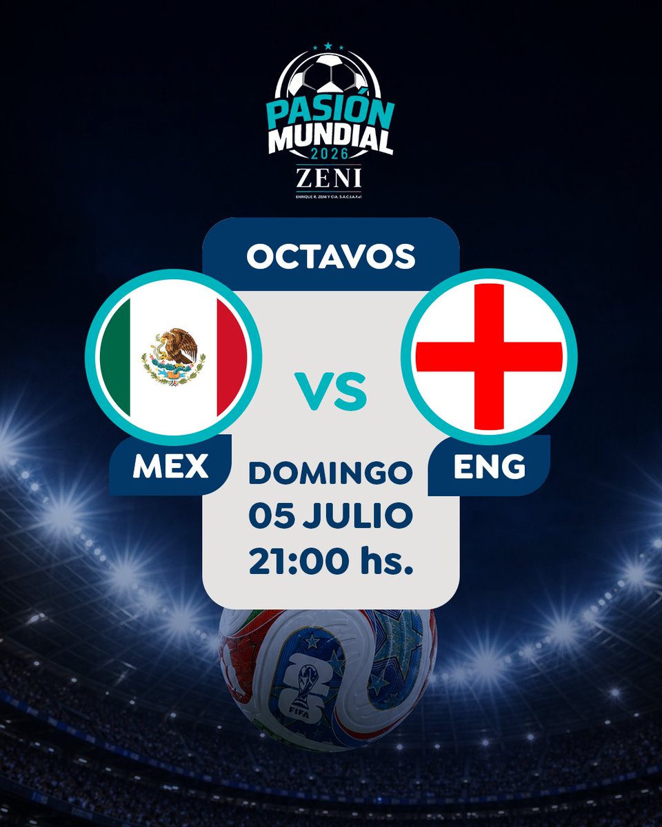 ZeniPasion's tweet photo. Domingo de Octavos con Brasil y México en cancha. 🔥⚽
📍 17:00hs — Brasil vs Noruega
📍 21:00hs — México vs Inglaterra
Puntos que valen más, tiempo que no espera. Cargá antes de las 17:00hs 👉 https://t.co/9XDp4xCSrX https://t.co/PxYzhLrItH