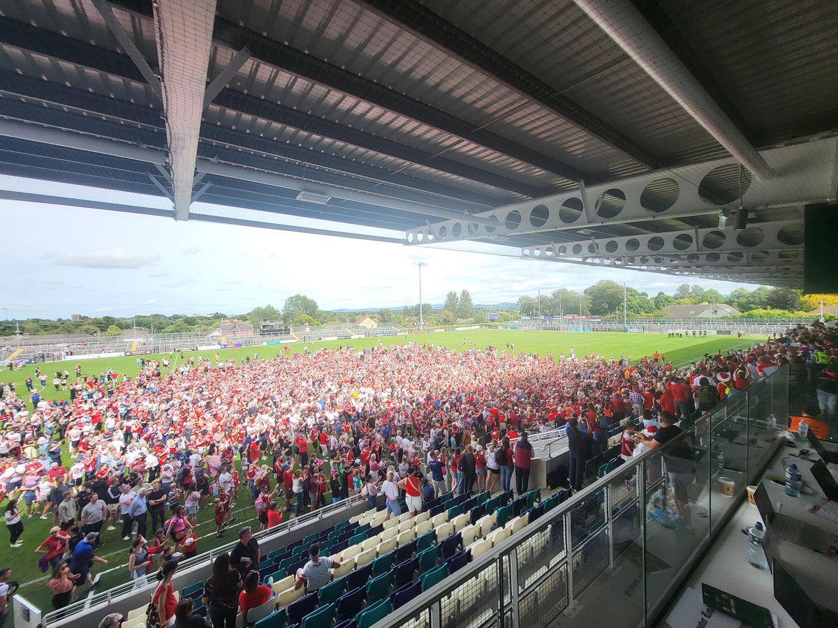 EamonnMurphy19's tweet photo. Unreal Cork support for the All-Ireland minor football win over Tyrone.
Huge factor in the last 10 minutes.

Let no one from outside Cork tell us our passionate fans are a problem.
Mind their own fucking business.

Rebels Abú https://t.co/SKkraBlSVI