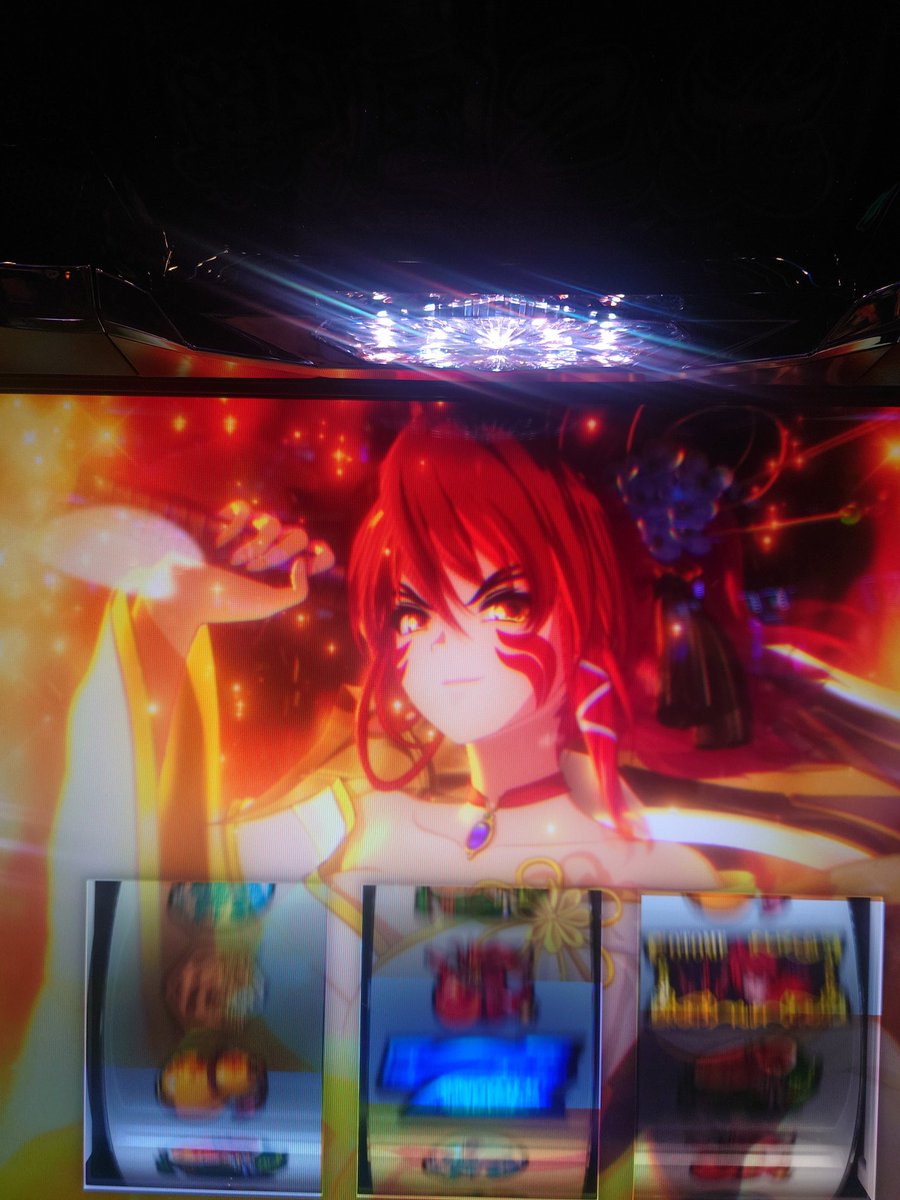 kag555's tweet photo. ロンフリに乙女チェリー3発と本能寺ロック2引いてるしATはごり押しで伸ばした感あるけども https://t.co/no7ugqfThA
