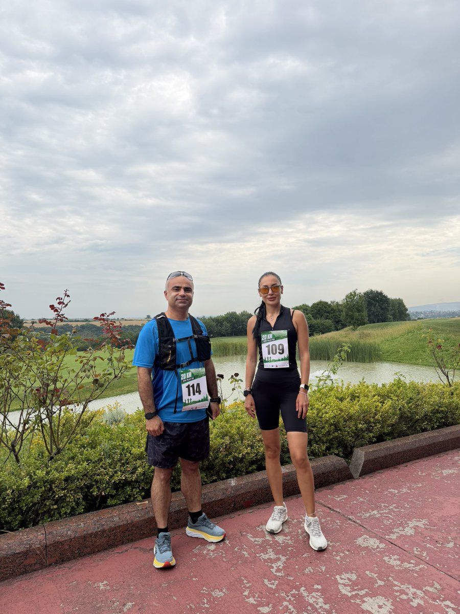JabbarliLeyla's tweet photo. Today, I completed my first 20 km #trailrun in #Guba, organized by the #Baku Pulse. Proud to finish 2nd among the women.
What I love most about running is meeting inspiring people from different professions who prove that even with demanding careers and family responsibilities, there is always room to challenge ourselves and invest in our health.
It was also great to complete another race with my esteemed colleague Ilgar Maharramov. Thank you, Baku Pulse, for another fantastic event!