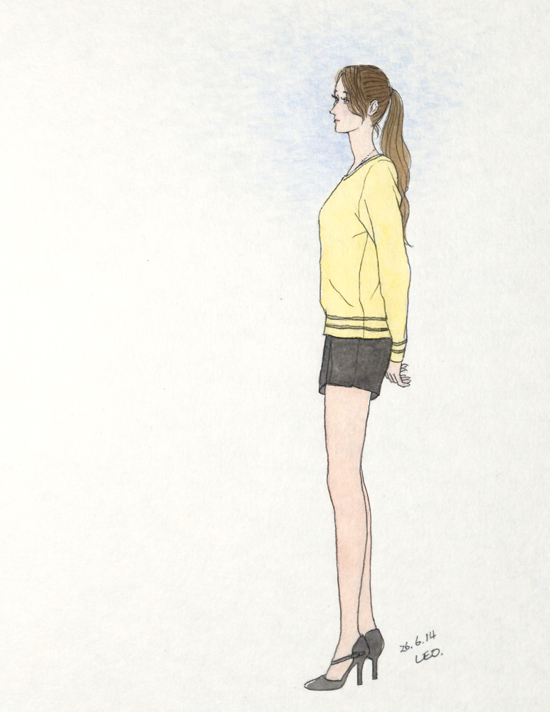 nboshi_leo's tweet photo. 来週の日曜日（7/12）に、女性ファッションモデルを描くスケッチ会「女性を描く現場」を開催します（京都市）。皆様のご参加をお待ちしています！ また9月にはグループ展を開催します！ こちらの画像は先月（6/14）のスケッチ会の私の作品、アナログ水彩人物画です。

今年9月開催のグループ展の概要は以下の通りです。コロナ禍以降久しぶりの開催です！ 会期は 2026年9月15日(火)〜20日(日)、会場は ギャラリー祇園精舎（京都市）です。これまで本スケッチ会に参加していないけどグループ展に出展したい、という方は、7月or8月のスケッチ会例会にご参加ください！

ファッションイラストレーター穂積和夫さんのスケッチ会に端を発する「女性を描く現場」は、毎回異なるプロのファッションモデルを、ポーズや衣装を変えて4〜5パターン描くことができる、楽しい雰囲気のスケッチ会です。岡崎公園、平安神宮、美術館等が近い ”京都市勧業館みやこめっせ” で月1回開催しています。

⚫︎名称： スケッチ会「女性を描く現場」
　https://t.co/UIaGg2LKdm
　または「女性を描く現場」で検索
⚫︎開催日：月1回・日曜日に開催（7/12、8/9、9/13、10/18、 …）
⚫︎時間：13:30〜16:30 (13:00開場)
⚫︎場所：京都市勧業館みやこめっせB1F 会議室
　　　（月により会場が変わることあり）
　　　https://t.co/zDMKVI6Okt
⚫︎参加費：入会金不要、参加料一回2,000円（学生1,000円）
⚫︎参加申し込み：kakugenba@gmail.com に参加希望日とお名前をご連絡ください。

⚫︎「女性を描く現場」グループ展
　日時：2026年9月15日(火)〜20日(日) 　※搬入は14日、搬出は最終日
　会場：ギャラリー祇園精舎（京都市東山区祇園町北側 253）
 https://t.co/iSpY9ecBbe

#イラストレーター #女性画 #女性を描く現場 #スケッチ会