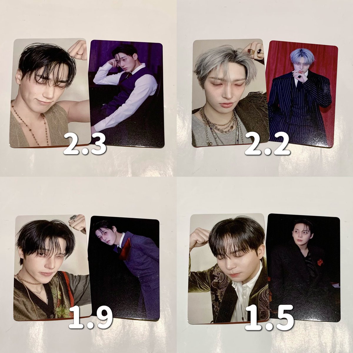 jusminmmm's tweet photo. ATEEZ GOLDEN HOUR Part.5
Japan Exclusive Photocard WTS
에이티즈 일본 팬클럽 특전 포카 양도

✔️JPFC
✔️towerrecords

Hongjoong Seonghwa Yunho Yeosang San Mingi Wooyoung Jongho poca 홍중 윤호 민기 우영 성화 산 여상 종호 미공포 팝업 럭키드로우 사운드웨이브 메이크스타 POB 타워레코드 https://t.co/G7Mdg0XzuV