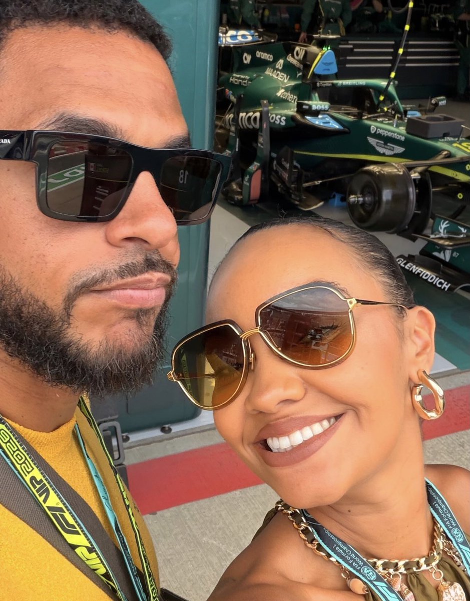 dlovesleighanne's tweet photo. Leigh-Anne and Andre are attending the F1 British Grand Prix today. 🏎️ 🏁 https://t.co/AufwjW4hsY