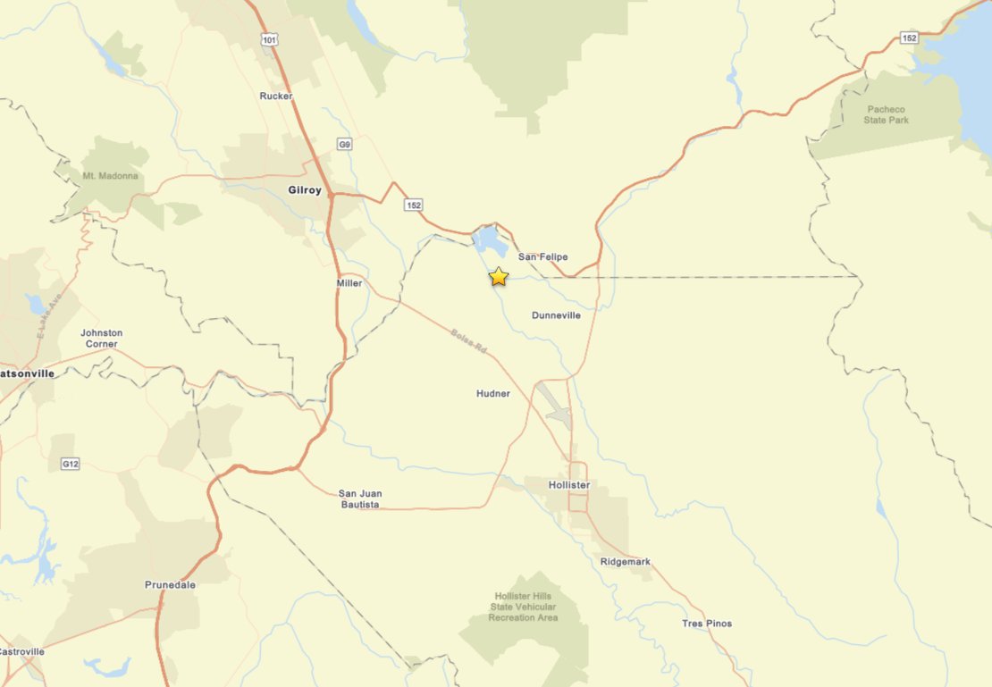 tvzuke's tweet photo. EARTHQUAKE ALERT: A magnitude 3.0 earthquake struck just southeast of Gilroy in southern Santa Clara County at 7:04 a.m., according to the USGS. We're monitoring Seismo data, which shows a noticeable blip at the time the quake hit. #Earthquake #Gilroy #BayArea https://t.co/w84lcGcSnJ