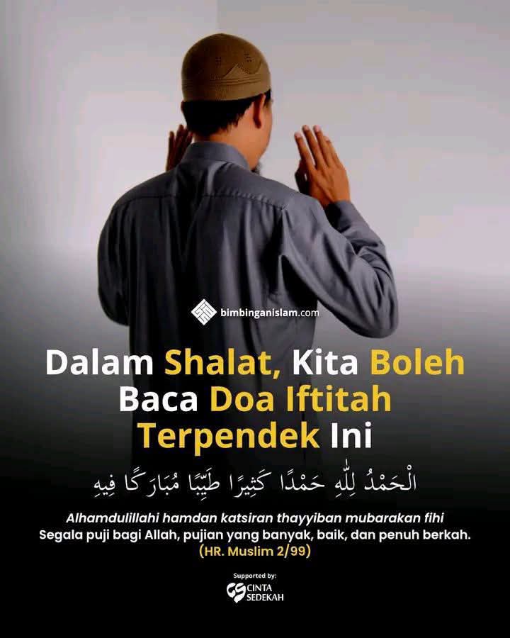 fotodakwah's tweet photo. Doa iftitah https://t.co/aMeUrdoRMQ