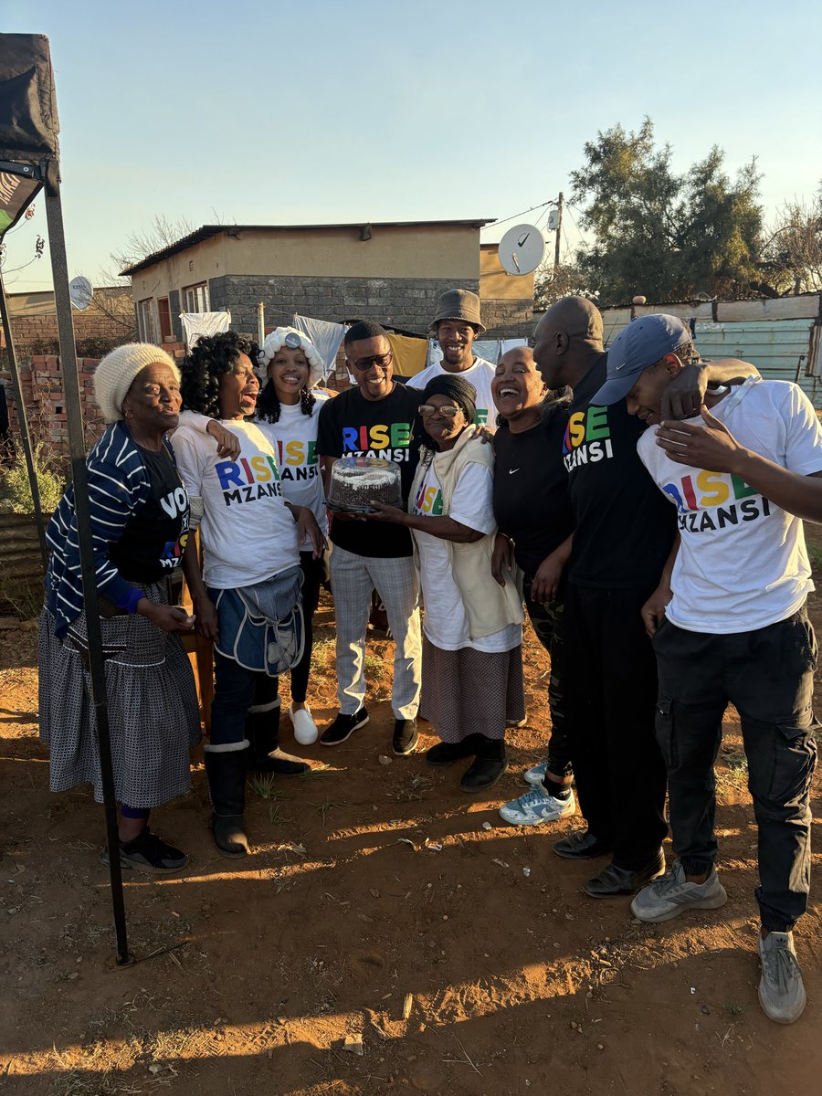Phakga's tweet photo. Today we celebrated our member and gogo @Rise_Mzansi https://t.co/7sVVTptqKS
