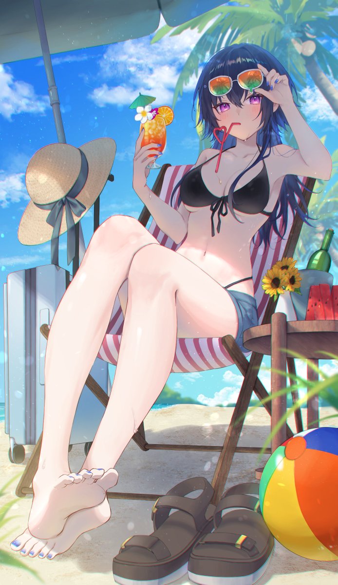 hozumi_toki's tweet photo. #ビキニの日
過去絵で失礼！ https://t.co/C6LSFYwz41