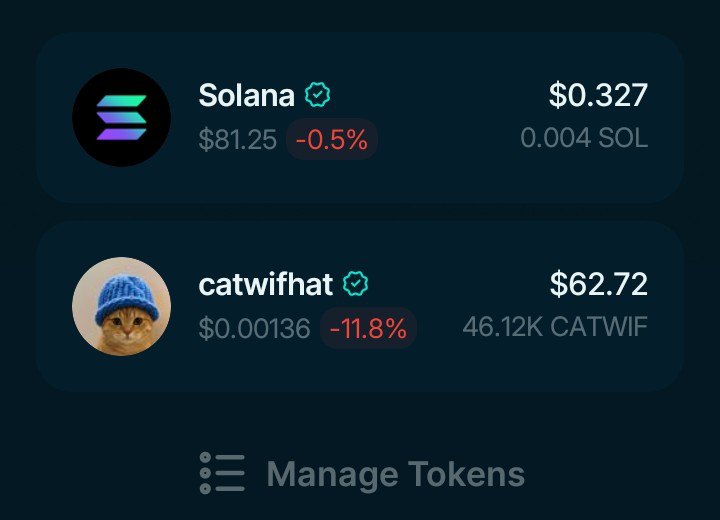 _Shadow_xbt's tweet photo. $catwif got verified 

We are about to see massive pump https://t.co/32ngu94PNW