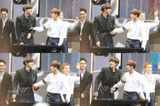 mechocola's tweet photo. ต่อจากคลิปนี้ พอหาแบคฮยอนจนเจอแล้ว ก็กุมมือกันนนน https://t.co/LPtaiUOkWQ