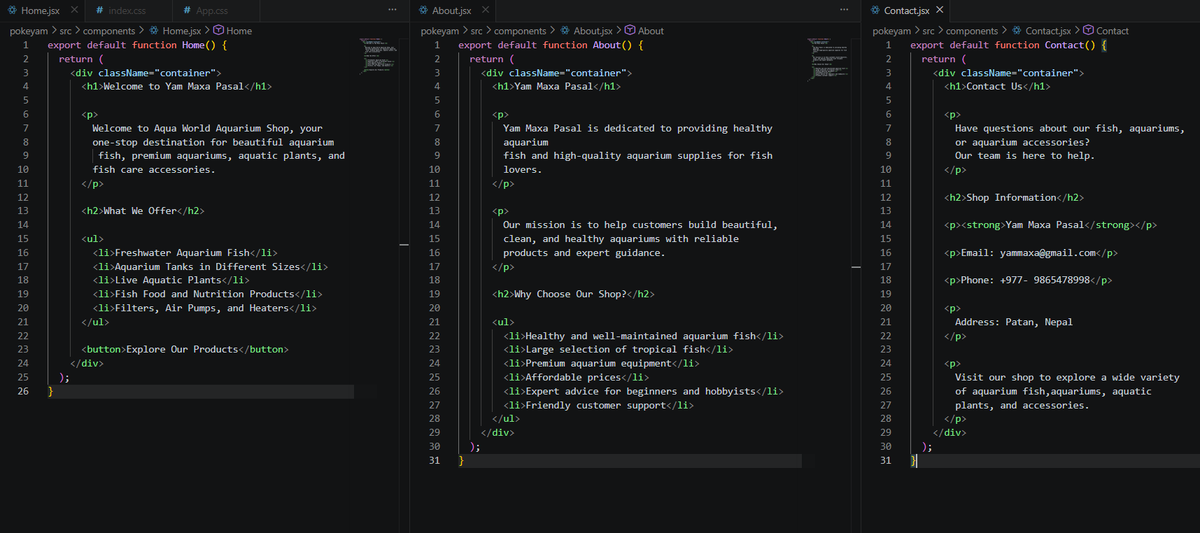 samyamss's tweet photo. #LSPPDay34
Today I learned React Router, exploring client-side routing, navigation with Link, dynamic routes, nested routes, and useNavigate to build seamless multi-page React applications.
@lftechnology
#60DaysOfLearning2026 #LearningWithLeapfrog https://t.co/11m3P7fhHW