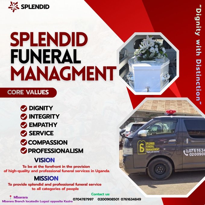 splendidFuMgt's tweet photo. We're committed to serving every family with dignity, integrity, empathy, compassion, professionalism, and excellence. Trust us to honour your loved ones with the respect they deserve. Dignity with Distinction. 🕊️ #SplendidFuneralManagement #DignityWithDistinction #FuneralCare https://t.co/nUlguZC2Nw