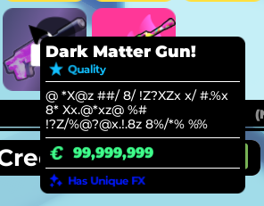 threetpot's tweet photo. @NoPartyThisTime is dark matter gun really worth 30000 robux? https://t.co/6UrKHeENbd
