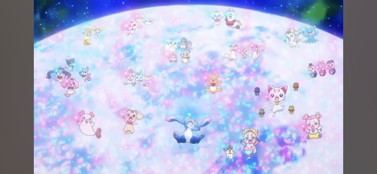 EbCkOnqdHooPQaO's tweet photo. オルFの最高ポイント
プリキュアだけでなく彼女たちを支える友達や仲間も登場して応援してくれるところ
ここで本当に感極まった！！！！！ https://t.co/yU1g7CS6Hb
