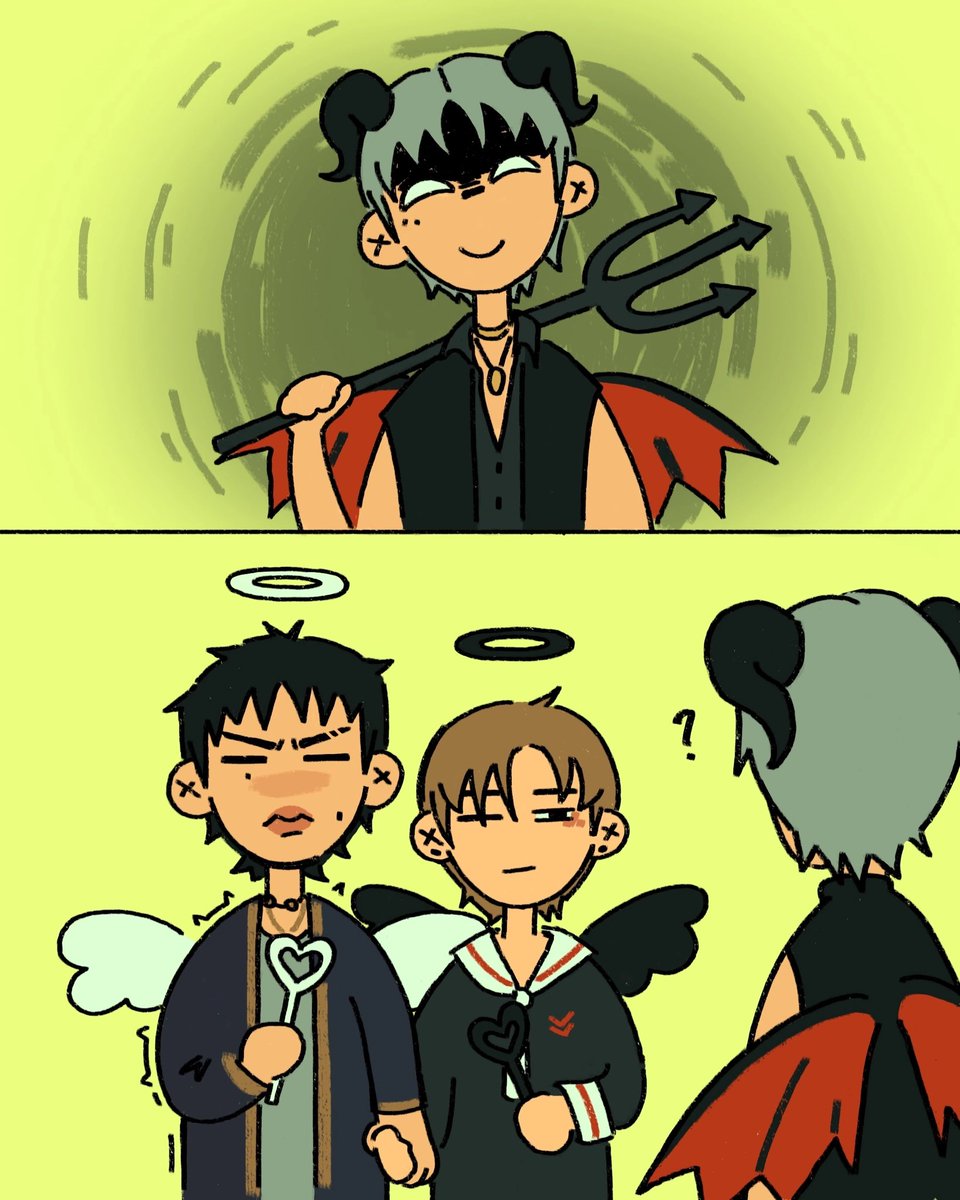 sssssshket's tweet photo. If eyes are closed, it’s not there 
#ateezfanart #minsang #yunho https://t.co/XDWmq9bIEw