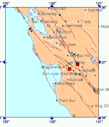 tvzuke's tweet photo. Earthquake Update: A preliminary magnitude 3.2 earthquake struck 9.3 miles southwest of Gilroy in southern Santa Clara County at 7:45 a.m., according to the USGS. It follows a preliminary 3.0 quake that hit the same area at 7:04 a.m. No damage has been reported. #Earthquake #Gilroy #SantaClaraCounty
