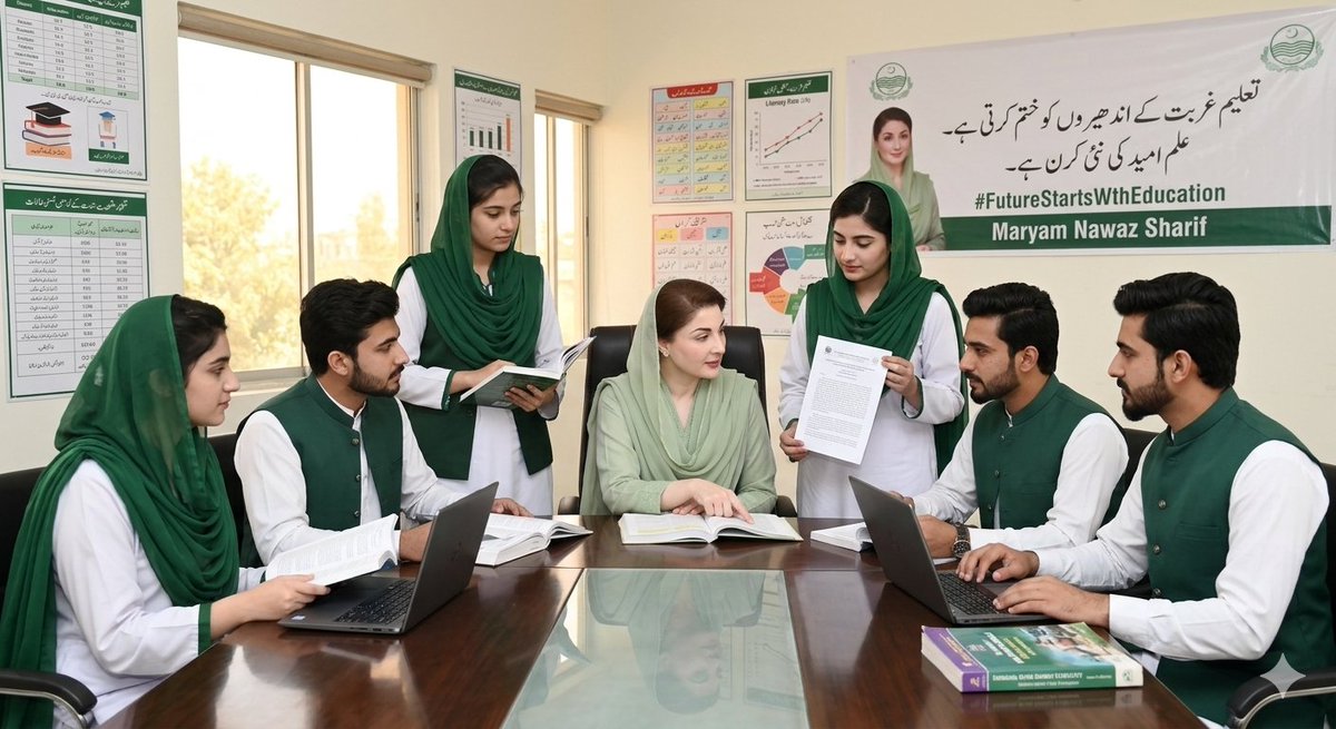 AsmaWaqas20's tweet photo. تعلیم غربت کے اندھیروں کو ختم کرتی ہے۔
علم امید کی نئی کرن ہے۔
#FutureStartsWithEducation
#Maryamnawazsharif https://t.co/xBIeJSlDJv