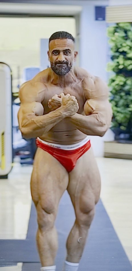 jrasantos100666's tweet photo. Hamid Abolhasani, atleta iraniano IFBB, 39 anos, 1, 82cm, 106kg...

#bodybuilder, #bodybuilding, #fisiculturismo, #gym, #bulge, #daddy, #muscle, #musculosos, #culturismo, #fitness, #aesthetics https://t.co/3PpqoGFDkx