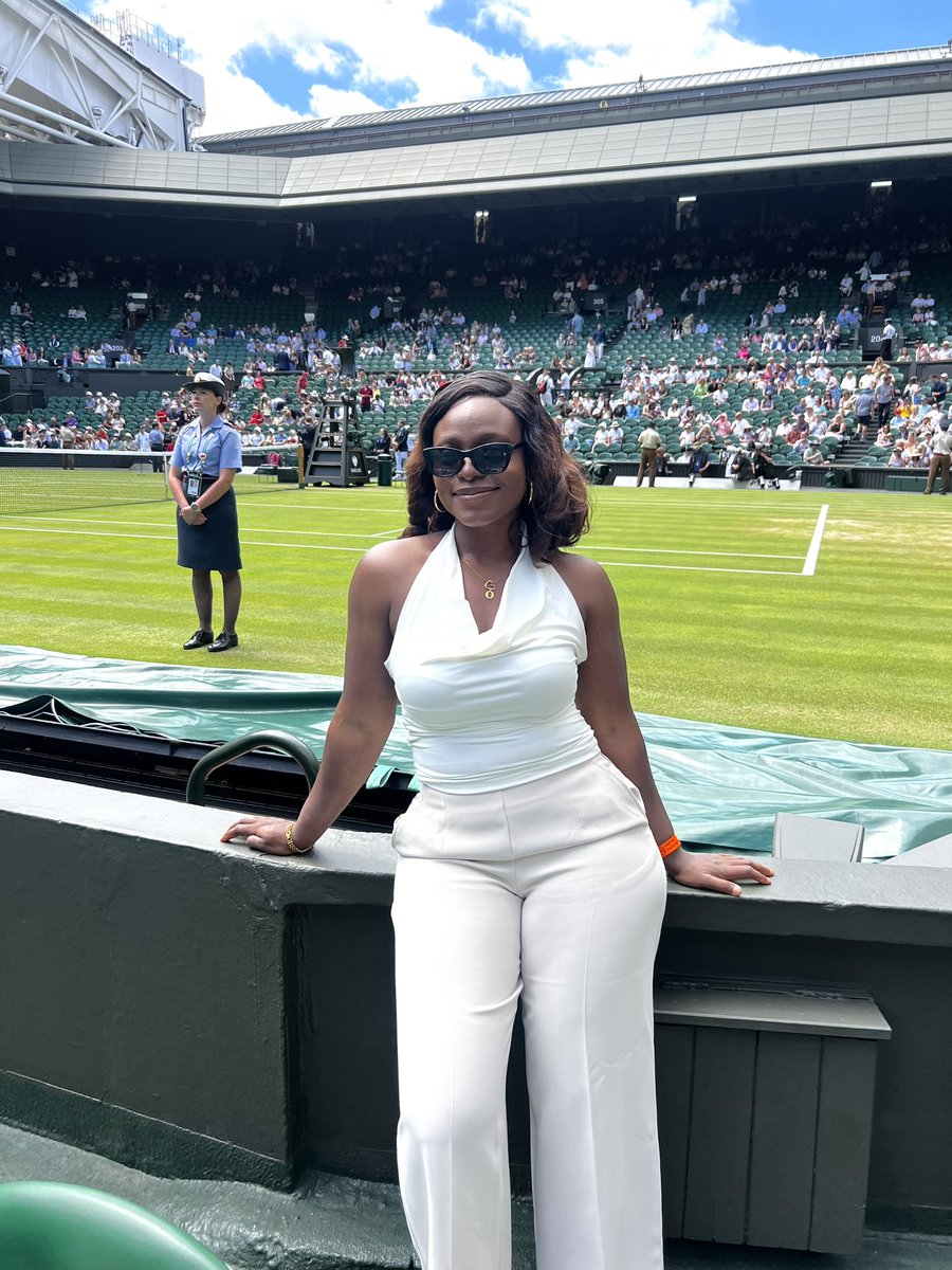 OlukorodeOre's tweet photo. Centre Court, Wimbledon 2026 https://t.co/3bsQDmcKPA