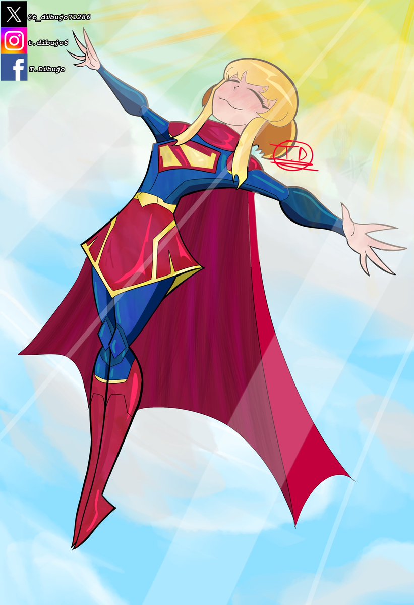 t_dibujo71286's tweet photo. My Adventures with SUPERGIRL 

(my queen 🙂‍↕️) 

#Supergirl #MyAdventureswithSuperman #Superman #Fanart #KaraZorEl https://t.co/RkqqjaNClv