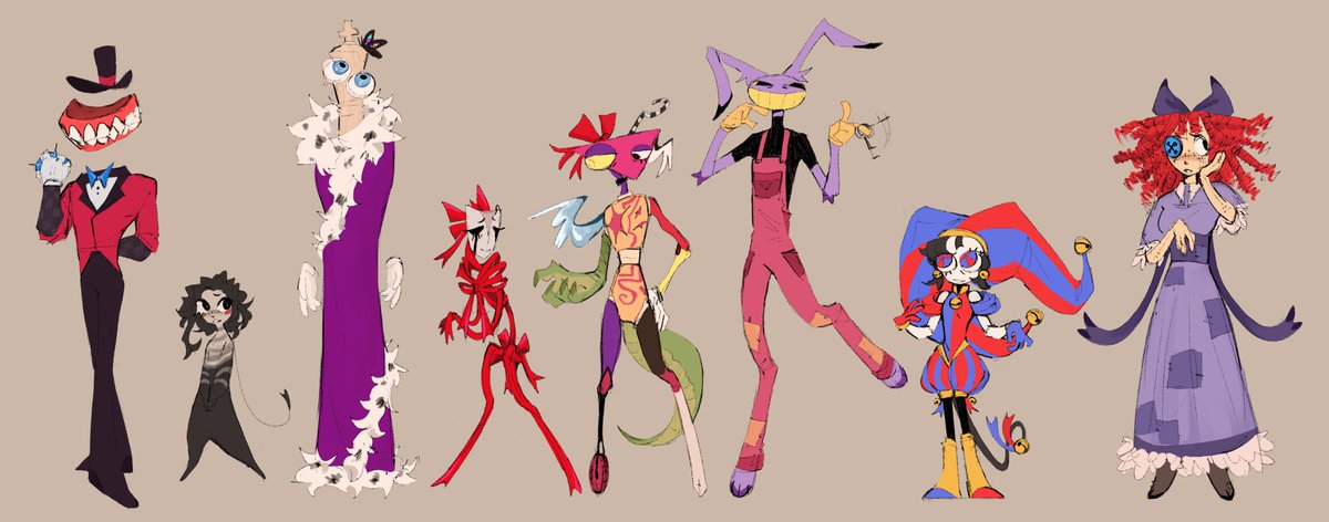 Ellis_Keitn's tweet photo. I'd like to present my small character redesigns for my fanon of TADC https://t.co/H0j9qya8Nv
